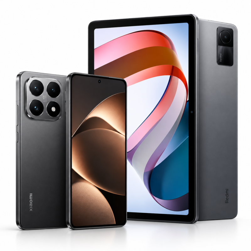 Xiaomi Combo 17T Pro 12GB RAM + 512GB + Redmi Pad 2 9.7 4GB RAM + 128GB
